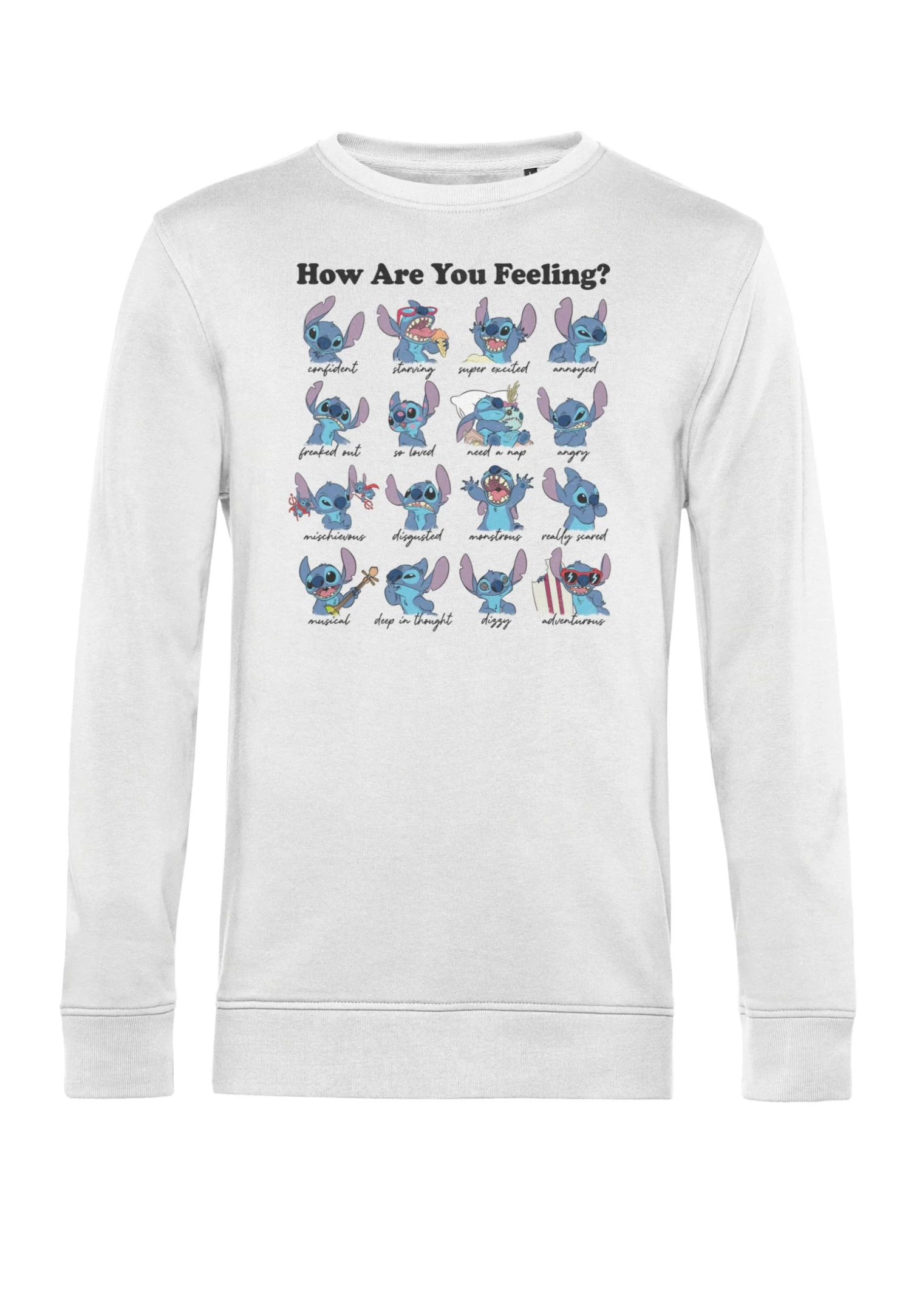 Disney Lilo & Stitch Stitch MoodsFelpaWhite Donna Felpe H3A21J6F5-A11 2 Disney Lilo & Stitch Stitch MoodsFelpaWhite Donna Felpe H3A21J6F5-A11 - immagine 2