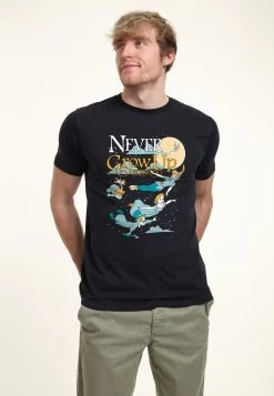 Disney Peter Pan Grow Up NeverT-Shirt Con StampaNavy Blue Uomo T-shirt E Polo H3A22O4VW-K11 -Disney 52c6b20517b0444bbf2517e83a663104
