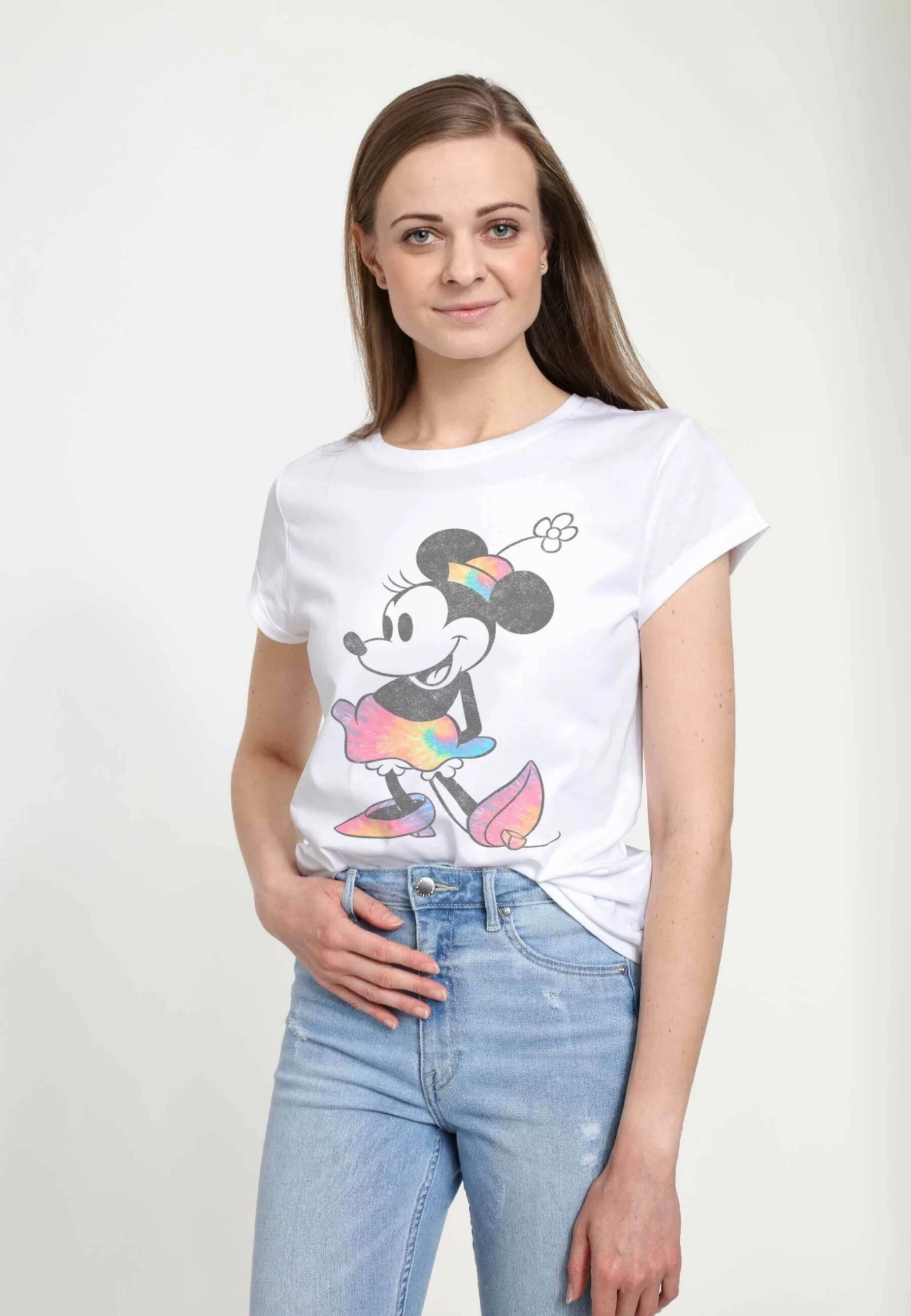 Disney Mickey Classic Tie Dye MinnieT-Shirt Con StampaWhite Donna T-shirt E Top H3A21E075-A11 3 Disney Mickey Classic Tie Dye MinnieT-Shirt Con StampaWhite Donna T-shirt E Top H3A21E075-A11 - immagine 3