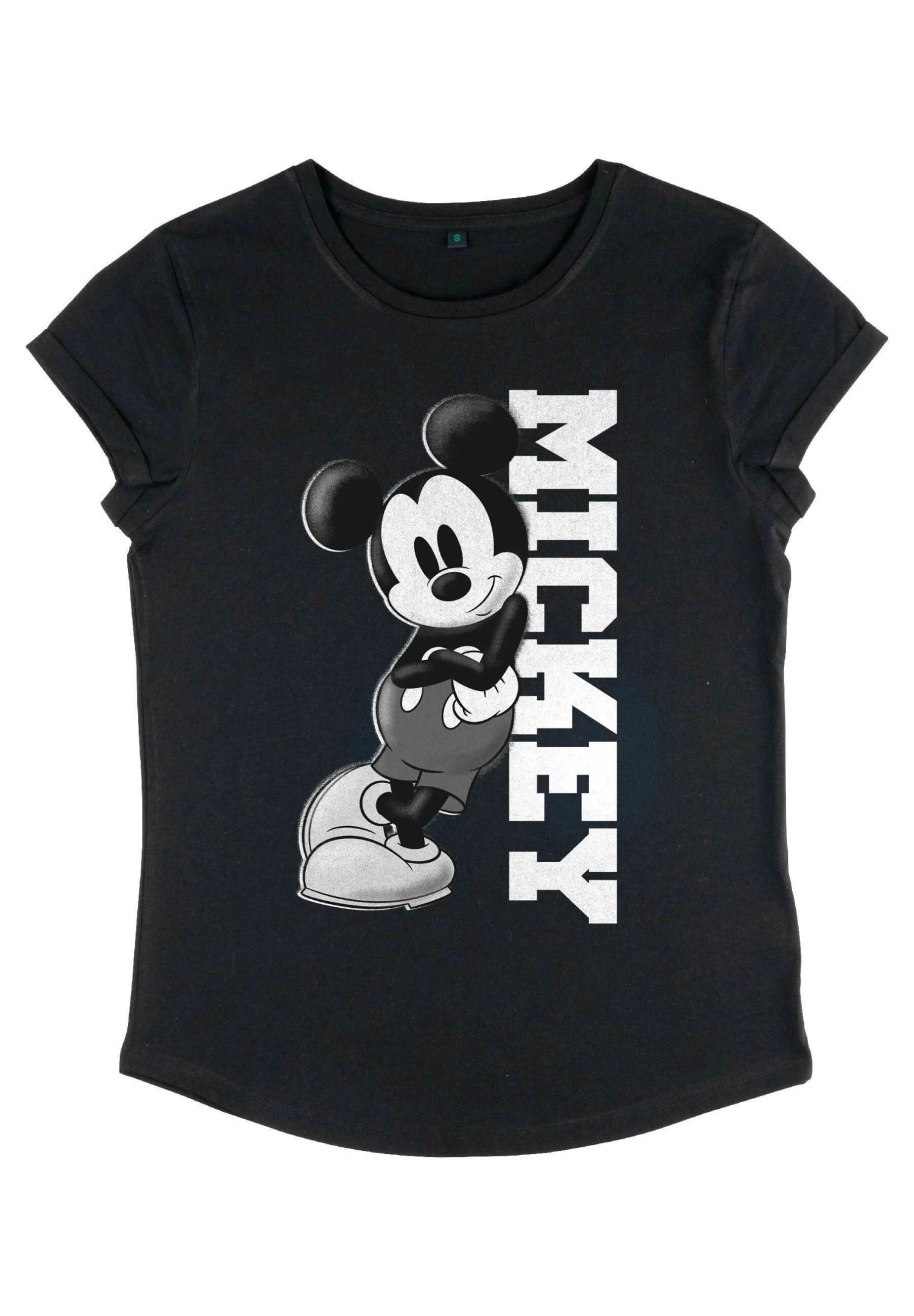 Disney Classic Mickey Mickey LeanT-Shirt Con StampaBlack Donna T-shirt E Top H3A21D0BN-Q11 5 Disney Classic Mickey Mickey LeanT-Shirt Con StampaBlack Donna T-shirt E Top H3A21D0BN-Q11 - immagine 5
