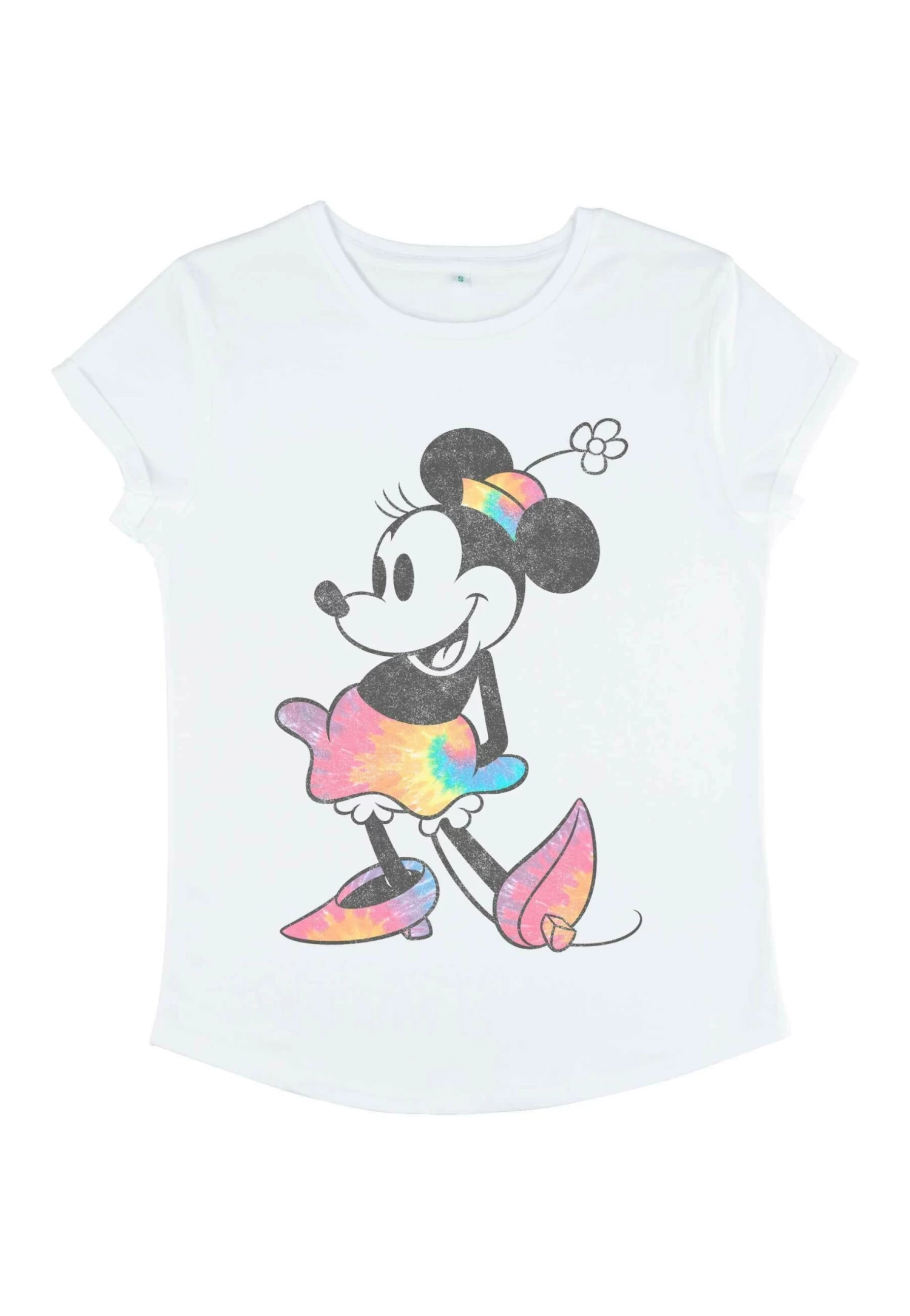 Disney Mickey Classic Tie Dye MinnieT-Shirt Con StampaWhite Donna T-shirt E Top H3A21E075-A11 5 Disney Mickey Classic Tie Dye MinnieT-Shirt Con StampaWhite Donna T-shirt E Top H3A21E075-A11 - immagine 5