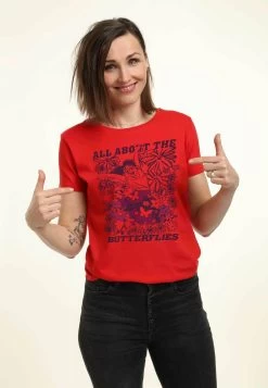 Disney Encanto All About Butterflies - T-Shirt Con Stampa - Red -Disney 5ee0319ff3b64d188b5ab5a3d13b59a6