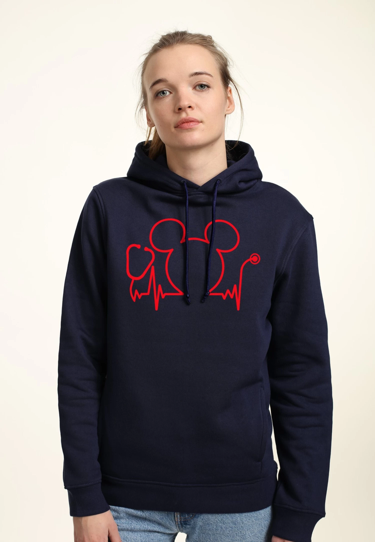 Disney Mickey Mouse Nurse DayFelpa Con CappuccioNavy Blue Donna Felpe H3A21J1LW-K11 1 Disney Mickey Mouse Nurse DayFelpa Con CappuccioNavy Blue Donna Felpe H3A21J1LW-K11