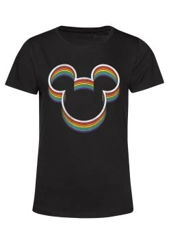 Disney Mickey Rainbow Ears - T-Shirt Con Stampa - Black -Disney 614430ce7483430e9b57ddd7d0778699