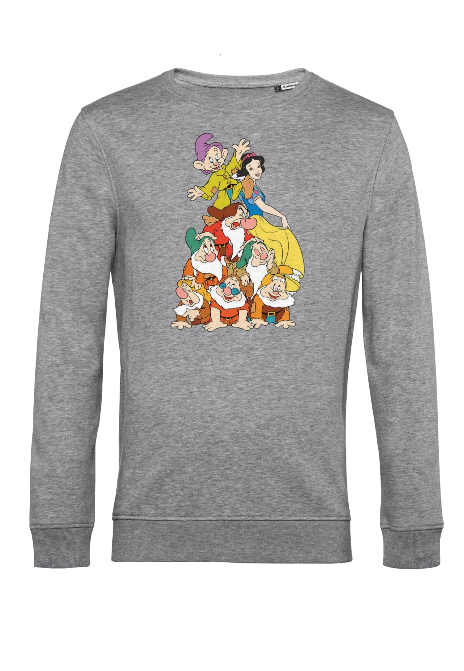 Disney Snow White Squad Dwarf StackFelpaHeather Grey Donna Felpe H3A21J6JJ-C11 4 Disney Snow White Squad Dwarf StackFelpaHeather Grey Donna Felpe H3A21J6JJ-C11 - immagine 4