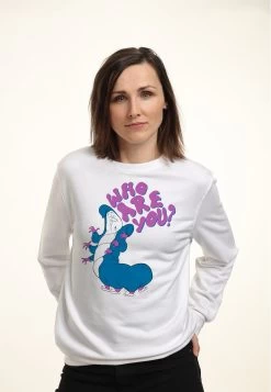 Disney Alice In Wonderland Who Are YouFelpaWhite Donna Felpe H3A21J9X4-A11