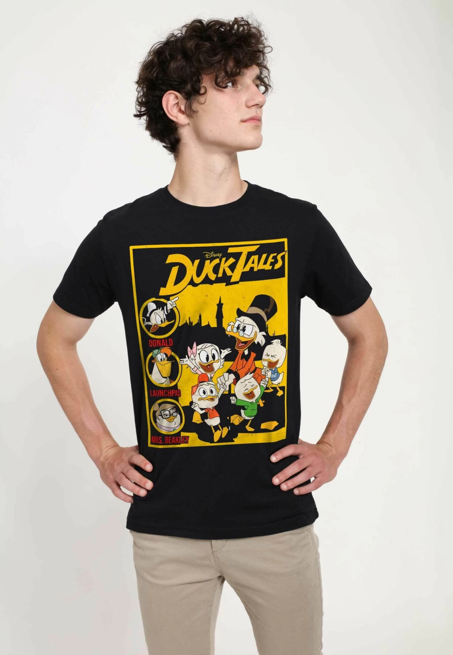 Disney Ducktales Ducktales Cover UnisexT-Shirt Con StampaBlack Uomo T-shirt E Polo H3A21004C-Q11 3 Disney Ducktales Ducktales Cover UnisexT-Shirt Con StampaBlack Uomo T-shirt E Polo H3A21004C-Q11 - immagine 3