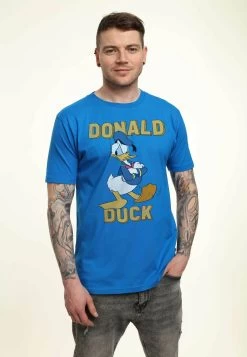 Disney Classic Mickey Donald Duck T-Shirt Con StampaBright Blue Uomo T-shirt E Polo H3A22O0VF-K11