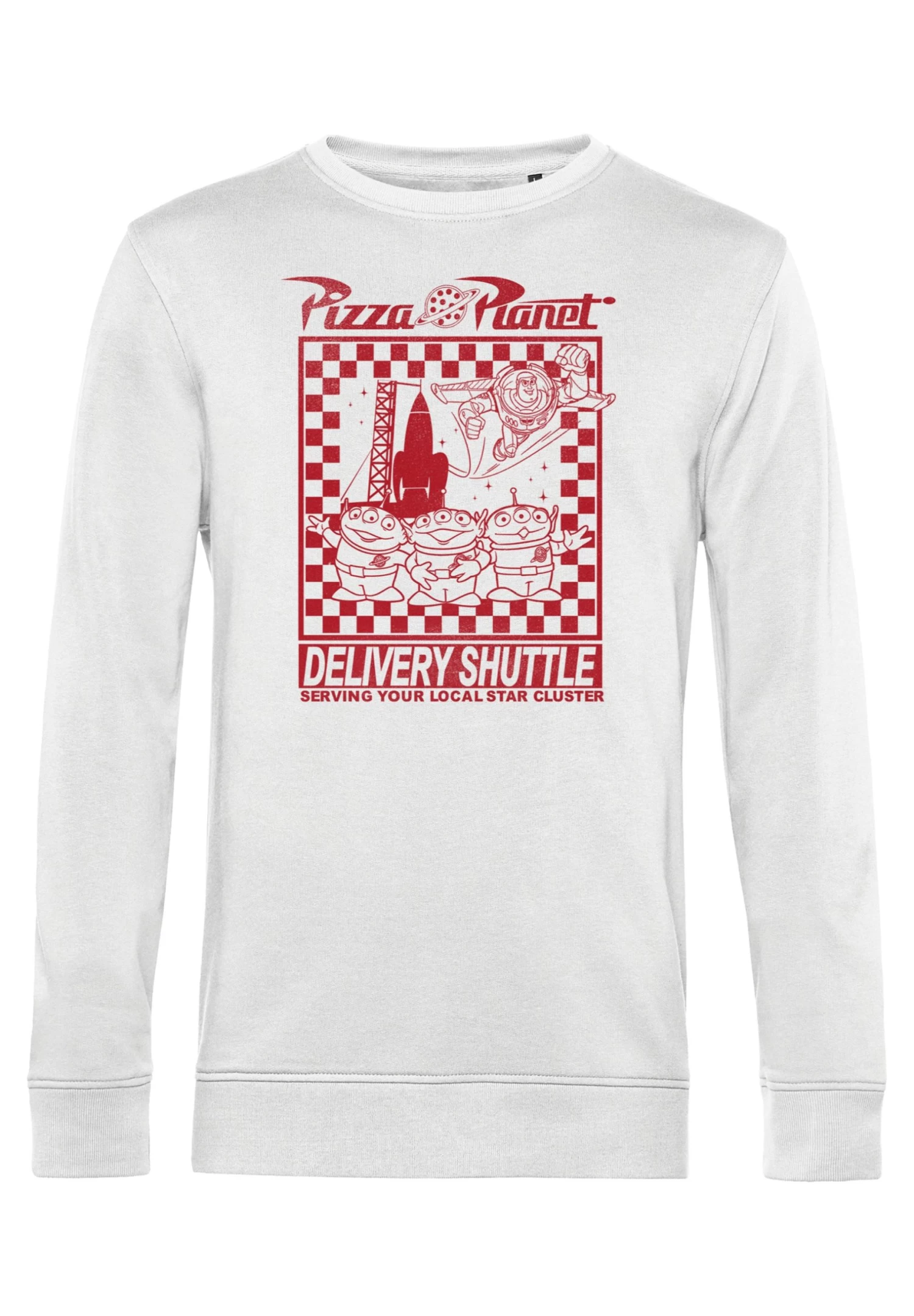 Disney Toy Story 1-3 Pizza Planet DeliveryFelpaWhite Donna Felpe H3A21J7EI-A11 4 Disney Toy Story 1-3 Pizza Planet DeliveryFelpaWhite Donna Felpe H3A21J7EI-A11 - immagine 4