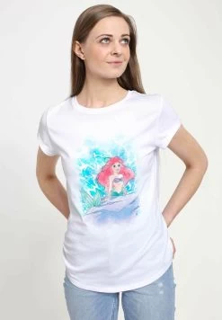 Disney The Little Mermaid Watercolor SplashT-Shirt Con StampaWhite Donna T-shirt E Top H3A21D0B7-A11 -Disney 65cb8d78abd54a63b5070c3ffa6aa72a
