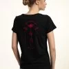 Disney Maleficent: Mistress Of Evil Growing Wild RoseT-Shirt Con StampaBlack Donna T-shirt E Top H3A21DBFS-Q11