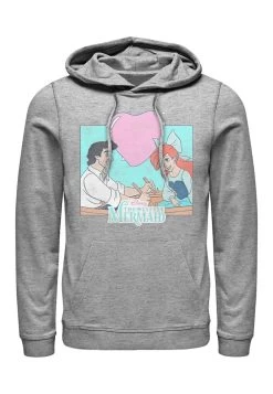 Disney The Little Mermaid Eric N ArielFelpa Con CappuccioMelange Grey Uomo Maglieria E Felpe H3A22S46D-C11