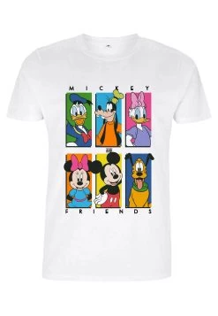 Disney Classic Mickey Six UpT-Shirt Con StampaWhite Donna T-shirt E Top H3A21D67S-A11