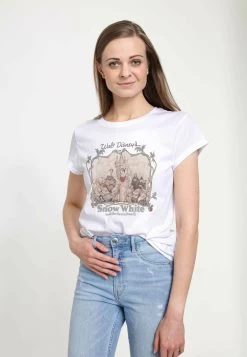 Disney Snow White Snow White And Friends - T-Shirt Con Stampa - White -Disney 67f2b5bdd25f47ab85e12f83bb23360d