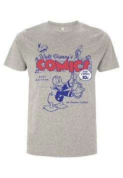 Disney Classic Mickey Donalds Comic CoverT-Shirt Con StampaMelange Grey Uomo T-shirt E Polo H3A22O4GI-C11