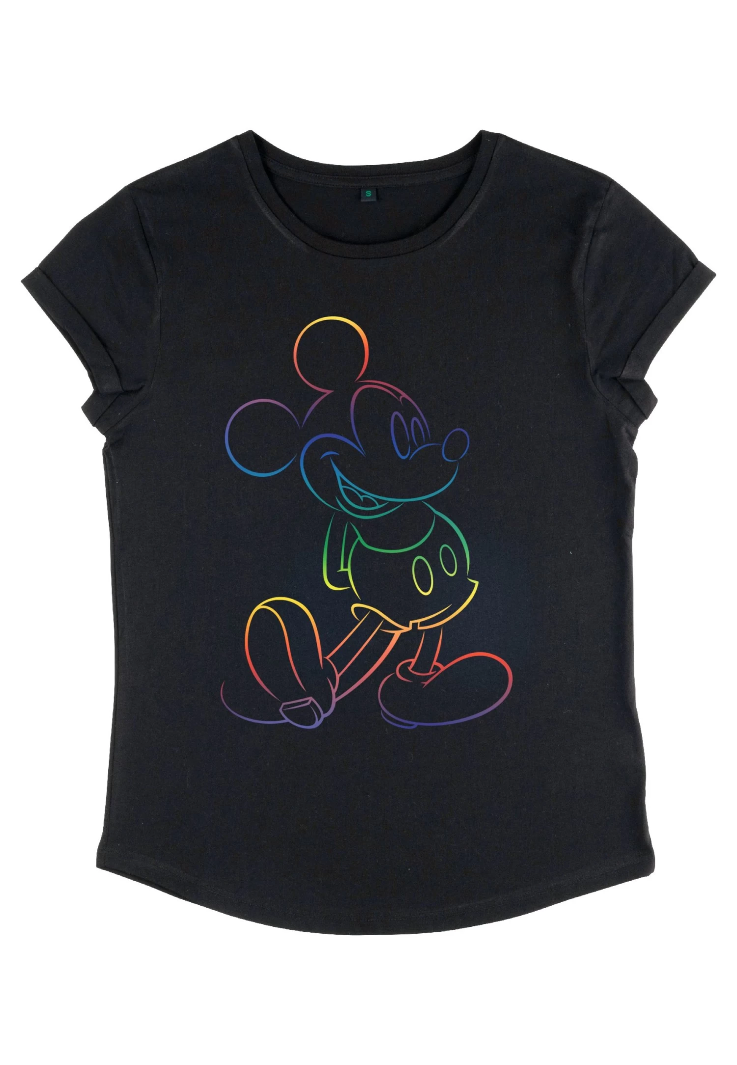 Disney Mickey Mouse Big PrideT-Shirt Con StampaBlack Donna T-shirt E Top H3A21D9LY-Q11 4 Disney Mickey Mouse Big PrideT-Shirt Con StampaBlack Donna T-shirt E Top H3A21D9LY-Q11 - immagine 4