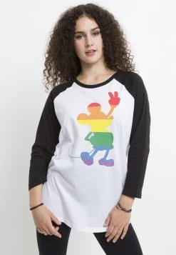 Disney Mickey Classic Love Is Love Pride MickeyMaglietta A Manica LungaWhite Black Donna T-shirt E Top H3A21DBDV-A11 -Disney 6de183cf8c4647a88ebc4923230d4c75