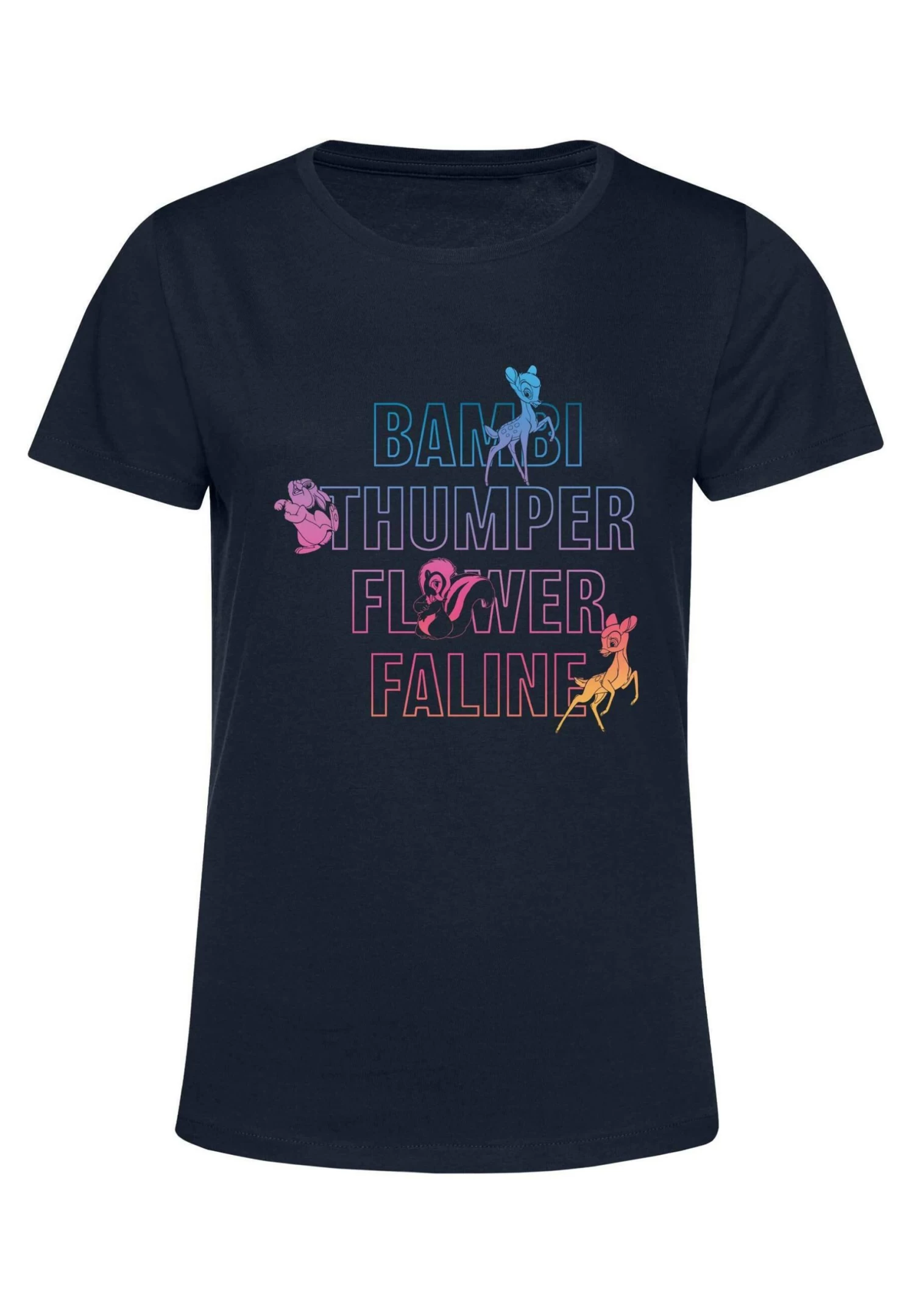 Disney Bambi Bamb StackedT-Shirt Con StampaNavy Blue Donna T-shirt E Top H3A21D2NI-K11 5 Disney Bambi Bamb StackedT-Shirt Con StampaNavy Blue Donna T-shirt E Top H3A21D2NI-K11 - immagine 5