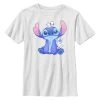 Disney Lilo Stitch Cute DucksT-Shirt Con StampaWhite Bambini T-shirt & Top H3A26G160-A11