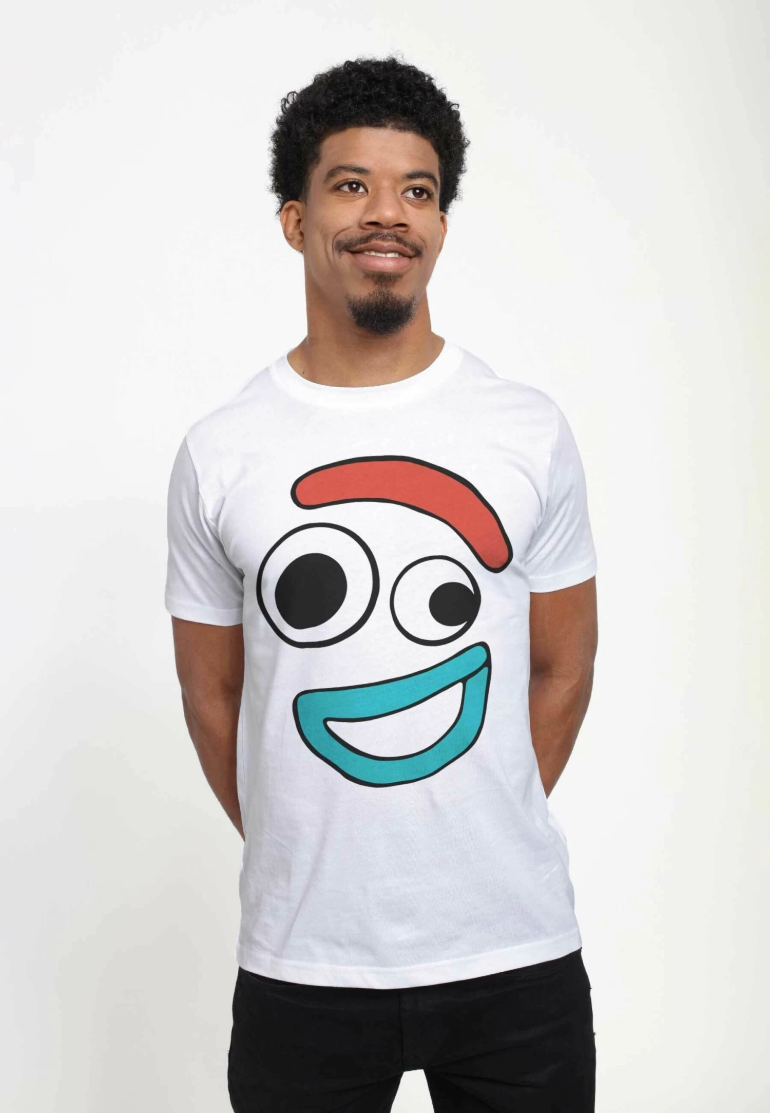 Disney Toy Story 4 Big Face Smiling Forky UnisexT-Shirt Con StampaWhite Uomo T-shirt E Polo H3A22O0GD-A11 3 Disney Toy Story 4 Big Face Smiling Forky UnisexT-Shirt Con StampaWhite Uomo T-shirt E Polo H3A22O0GD-A11 - immagine 3