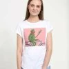 Disney Muppets Biking KermitT-Shirt Con StampaWhite Donna T-shirt E Top H3A21D0XD-A11