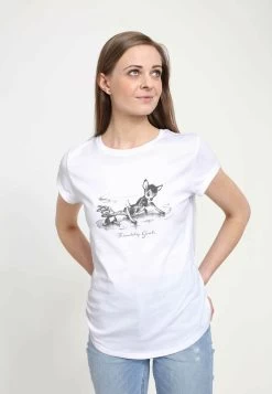 Disney Bambi Bambi FriendshipT-Shirt Con StampaWhite Donna T-shirt E Top H3A21E037-A11 -Disney 762f1d29d6064ea6a1532782d579bfce