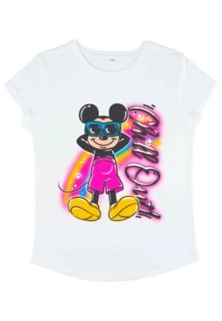 Disney Classic Mickey Airbrushed MickeyT-Shirt Con StampaWhite Donna T-shirt E Top H3A21D0A3-A11 -Disney 7a0739818fa54486b4ce4320fd65e56e