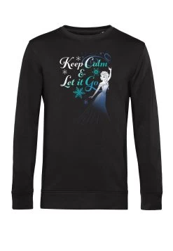 Disney Frozen Let It Go Now - Felpa - Black -Disney 7aa2aef6fa46464bb7921d9082579b03