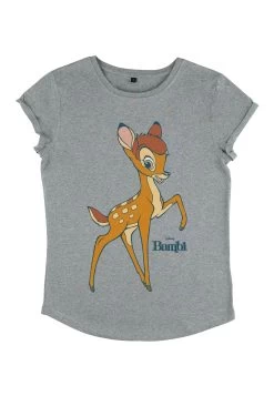 Disney Bambi Big BambiT-Shirt Con StampaMelange Grey Donna T-shirt E Top H3A21D0YV-C11 -Disney 7aec44c813ae4d39b9f8ffab2c685c61