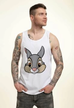 Disney Bambi Thumper Big Face- Top - White -Disney 7b13f49fe91d4ef2ad38118957798a77