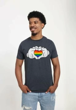 Disney Classic Mickey Rainbow Love UnisexT-Shirt Con StampaMelange Black Donna T-shirt E Top H3A2100ER-Q11 8 Disney Classic Mickey Rainbow Love UnisexT-Shirt Con StampaMelange Black Donna T-shirt E Top H3A2100ER-Q11 -Disney 7c376216e40141ac83c4c1acc54520ab