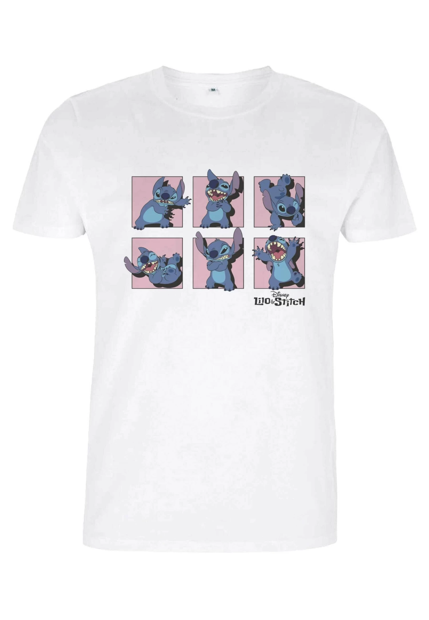 Disney Lilo & Stitch Stitch Poses UnisexT-Shirt Con StampaWhite Uomo T-shirt E Polo H3A2100DC-A11 5 Disney Lilo & Stitch Stitch Poses UnisexT-Shirt Con StampaWhite Uomo T-shirt E Polo H3A2100DC-A11 - immagine 5