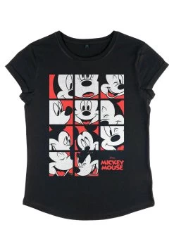 Disney Mickey Classic Mickey Mouse Expression GridT-Shirt Con StampaBlack Donna T-shirt E Top H3A21E034-Q11 -Disney 7d4b86dbf1844cd6a7886fbfcb1ef239