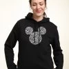 Disney Classic Mickey Mickey Icons FillFelpa Con CappuccioBlack Donna Felpe H3A21J1OO-Q11