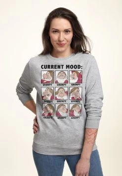 Disney Snow White Current Mood Grumpy - Felpa - Heather Grey