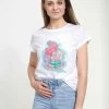 Disney The Little Mermaid Shining VoiceT-Shirt Con StampaWhite Donna T-shirt E Top H3A21D0G2-A11