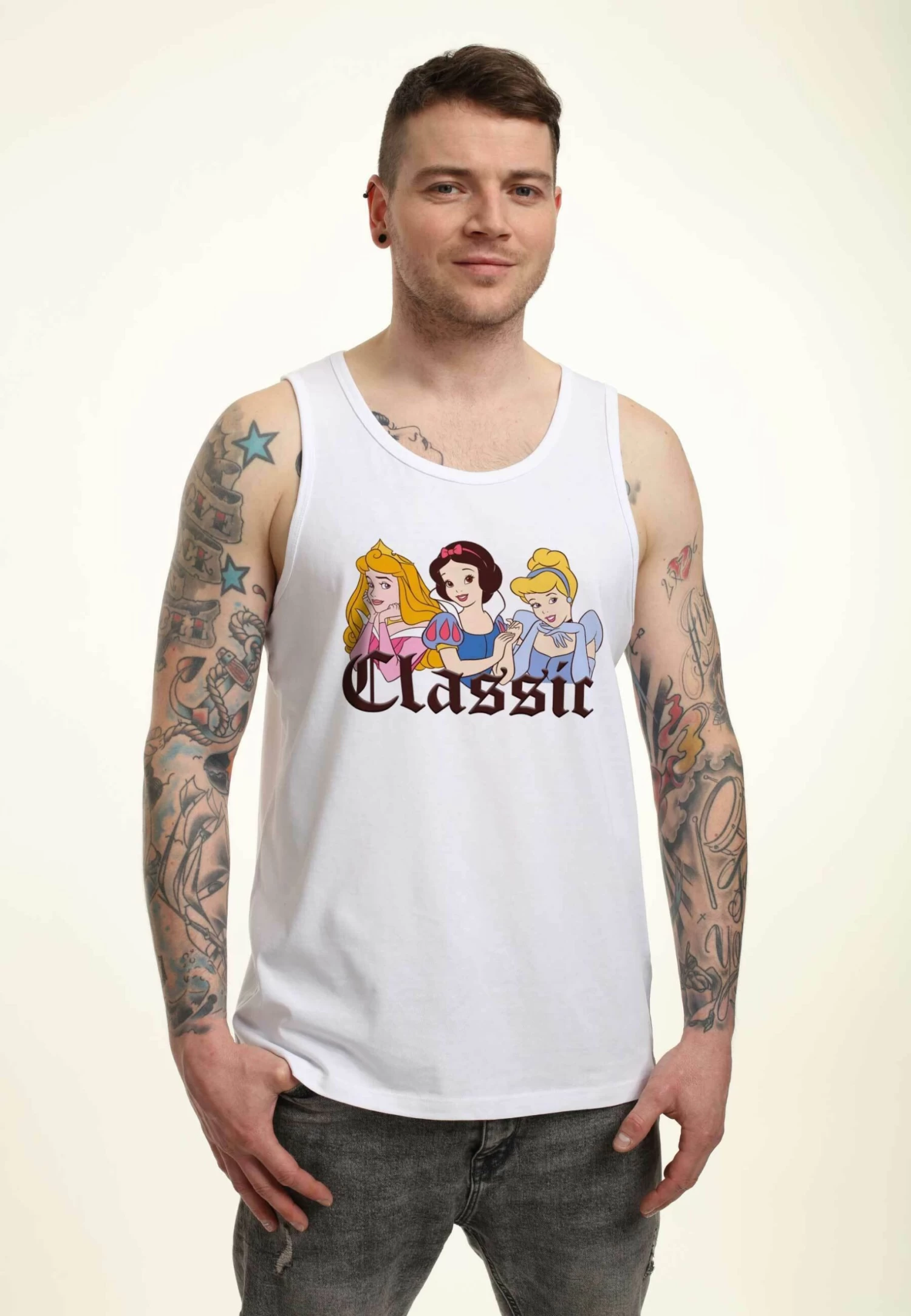 Disney Princesses Classic- Top - White 1 Disney Princesses Classic- Top - White