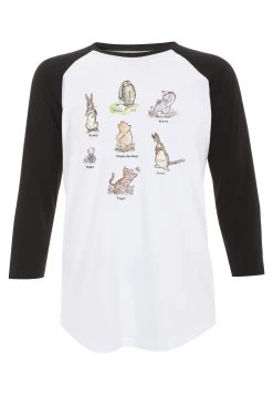 Disney Winnie The Pooh PosterMaglietta A Manica LungaWhite Black Donna T-shirt E Top H3A21DBDP-A11 -Disney 82193caa905e44309e62e6b0c7b6c162