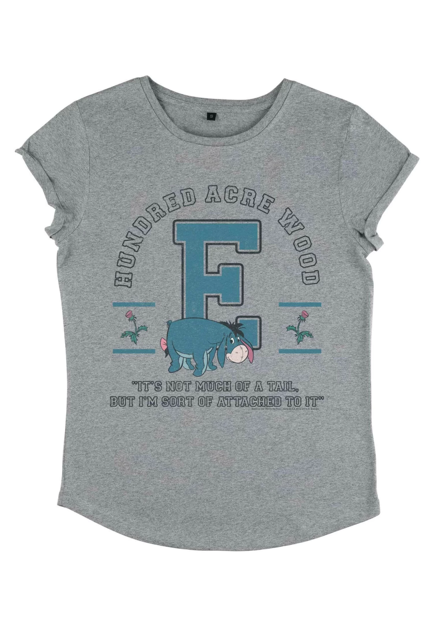 Disney Winnie The Pooh Eeyore CollegiateT-Shirt Con StampaMelange Grey Donna T-shirt E Top H3A21D0VM-C11 4 Disney Winnie The Pooh Eeyore CollegiateT-Shirt Con StampaMelange Grey Donna T-shirt E Top H3A21D0VM-C11 - immagine 4
