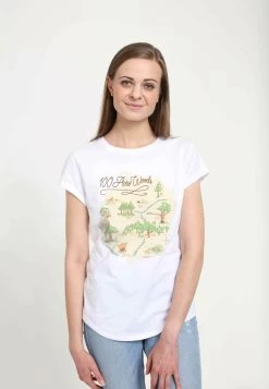 Disney Winnie The Pooh 100 Acre MapT-Shirt Con StampaWhite Donna T-shirt E Top H3A21D09G-A11 -Disney 8856dc86f8654ff7af29d9ed3fc0dced