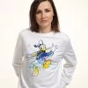 Disney Classic Mickey Splatter Donald - Felpa - White