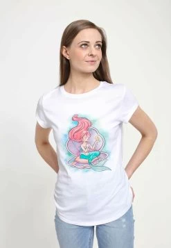 Disney The Little Mermaid Shining VoiceT-Shirt Con StampaWhite Donna T-shirt E Top H3A21D0G2-A11 -Disney 89ff176cf45d4d90804329b60cf17e5f
