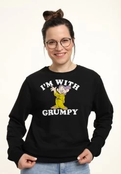 Disney Snow White And The Seven Dwarfs With Grumpy - Felpa - Black