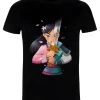 Disney Mulan Anime MulanT-Shirt Con StampaBlack Uomo T-shirt E Polo H3A21034Y-Q11