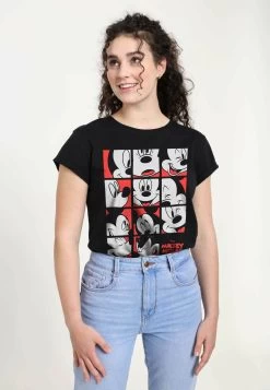 Disney Mickey Classic Mickey Mouse Expression GridT-Shirt Con StampaBlack Donna T-shirt E Top H3A21E034-Q11 -Disney 8eda5ca57f554f7692a72008e1fc82c5