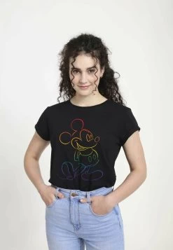 Disney Mickey Mouse Big PrideT-Shirt Con StampaBlack Donna T-shirt E Top H3A21D10R-Q11 7 Disney Mickey Mouse Big PrideT-Shirt Con StampaBlack Donna T-shirt E Top H3A21D10R-Q11 -Disney 8f30143e48954d46804d101b937afed4