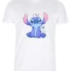 Disney Lilo Stitch Cute DucksT-Shirt Con StampaWhite Donna T-shirt E Top H3A21D5XW-A11