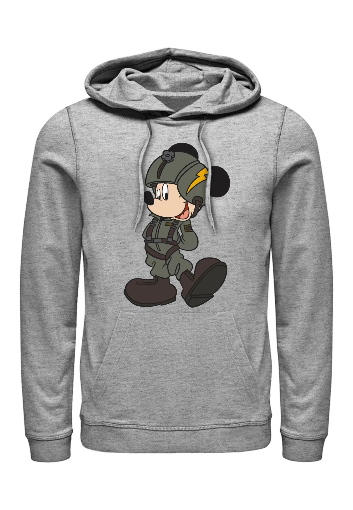 MickeyMouse And Friends Disney Classic Mickey Mickey Jet PilotFelpa Con CappuccioMelange Grey Uomo Maglieria E Felpe H3A22S47N-C11 1 MickeyMouse And Friends Disney Classic Mickey Mickey Jet PilotFelpa Con CappuccioMelange Grey Uomo Maglieria E Felpe H3A22S47N-C11