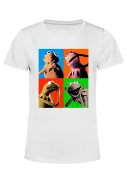 Disney Muppets Kermit PopT-Shirt Con StampaWhite Donna T-shirt E Top H3A21D2RK-A11 -Disney 962bf8211bc24c62909f0f586f1cb9a5