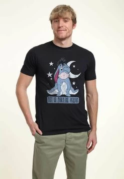 Disney Winnie The Pooh Eeyore Not Morning Unisex - T-Shirt Con Stampa - Navy Blue -Disney 96c9d2df6aa645b59cb4729e2f186401